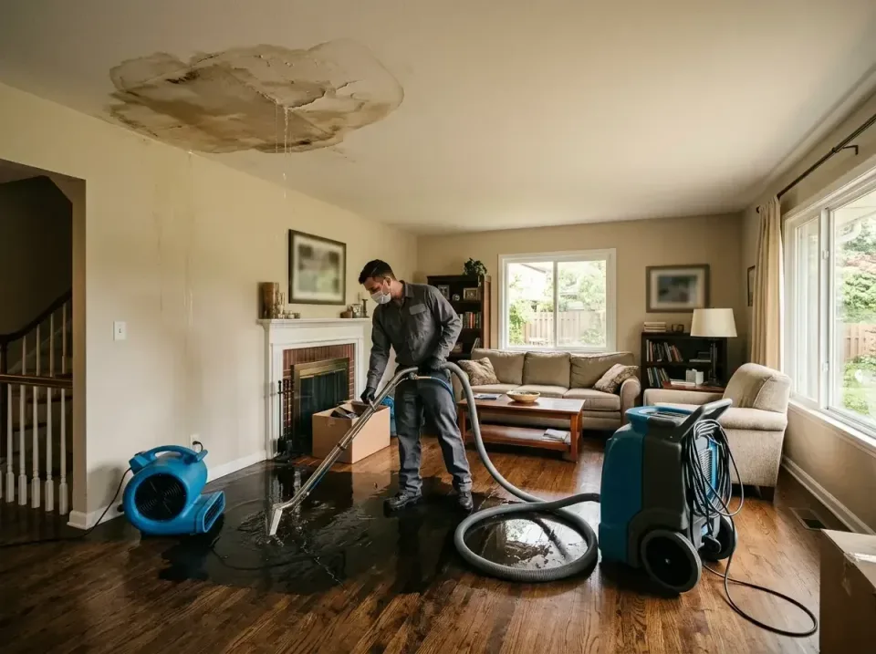 attic-pipe-burst-ceiling-drip-008 — frequently asked questions, Water Damage Restoration & Carpet Care in Hortonville, WI